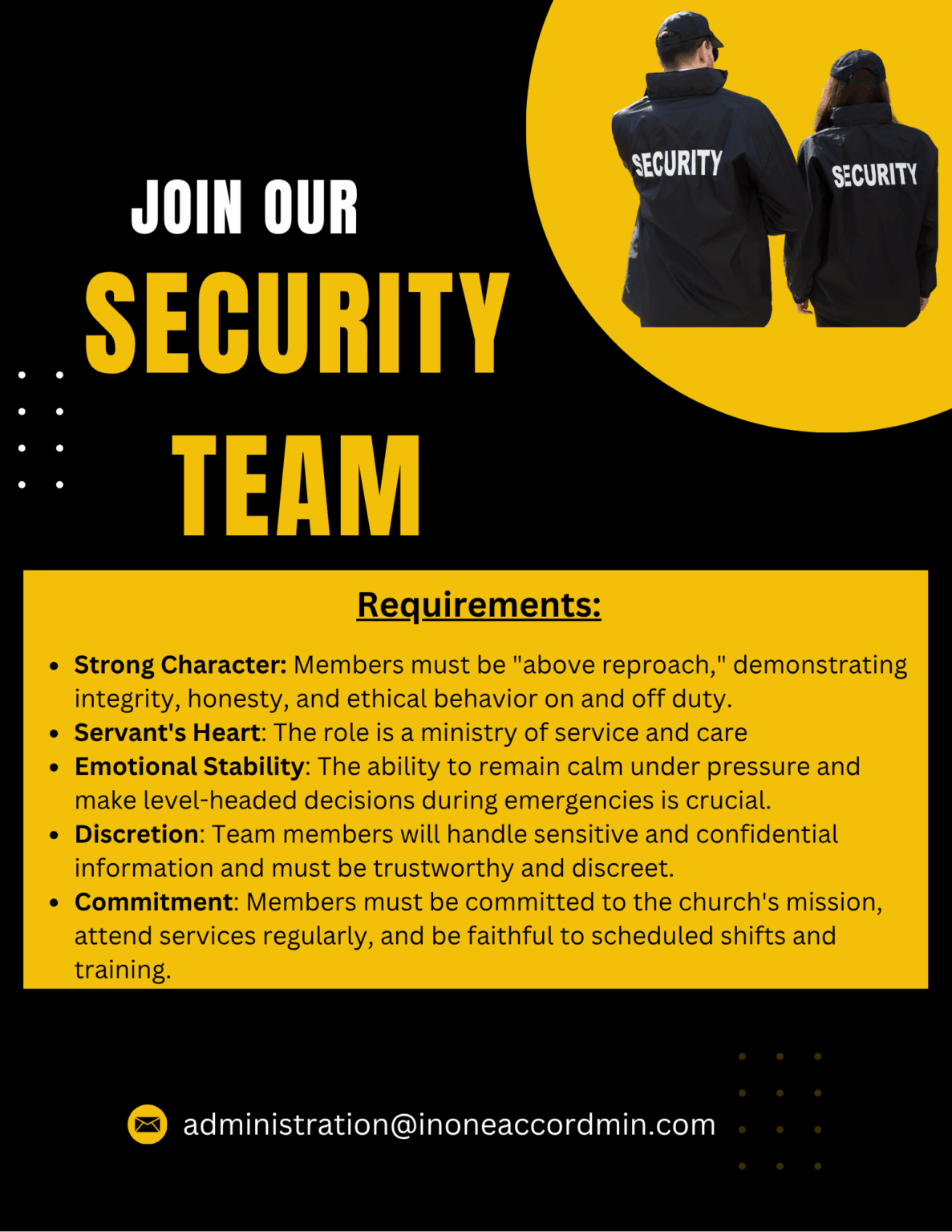 Security Team – IOAM
